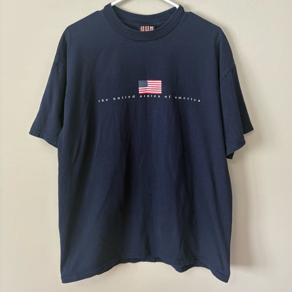 Vintage Y2K USA Tshirt American Patriotic Old Union Brand OUB Cotton